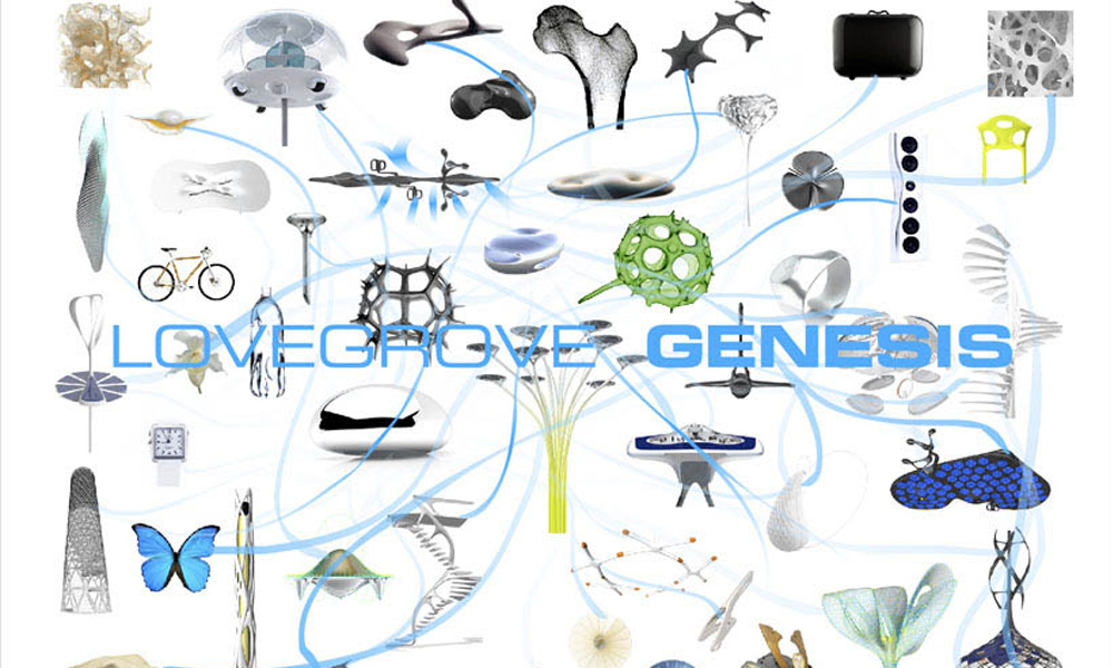 Screenshot of the start page of the presentation showing multiple projects